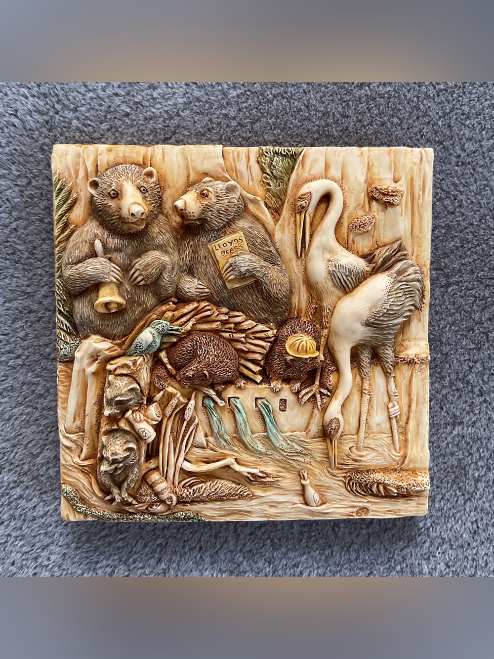 Amazing Detail Picturesque from HARMONY KINGDOM Noah’s Park Series”Flume Lagoon”